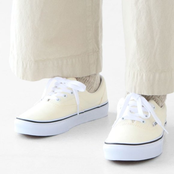 Vans Era Classic Sneakers Shoes Cream/White Womens - Picture 11 of 11